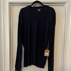 True Craft Dark Blue Long Sleeve Tee